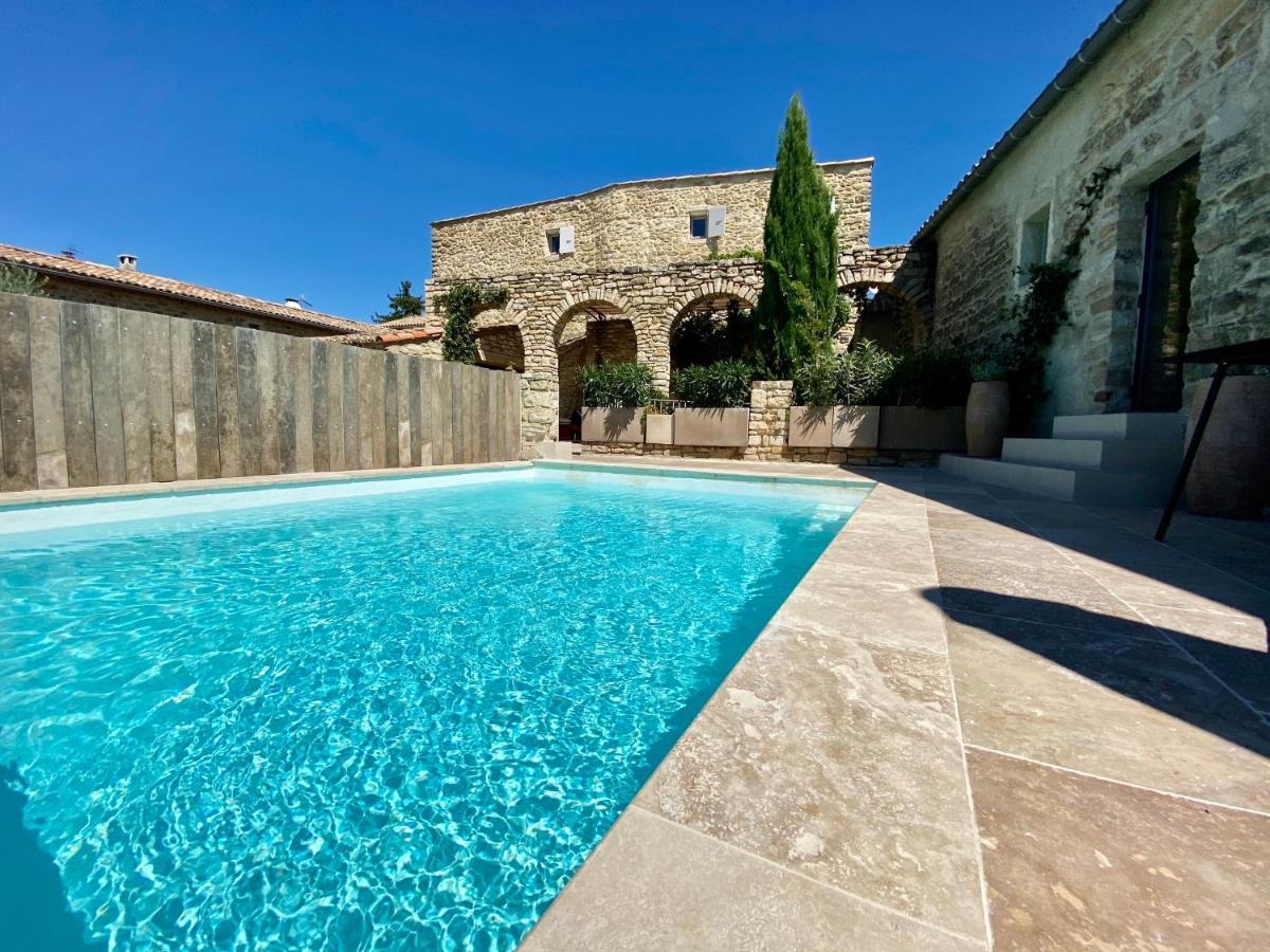 La Maison Des Vendangeurs - Table D'Hotes Le Soir Du Jeudi Au Dimanche- Jacuzzi - Balneo Spa - Acces Piscine Pour Toutes Les Chambres Sauf Studio Coquet- Piscine De Mai A Mi-Octobre Martignargues Eksteriør bilde