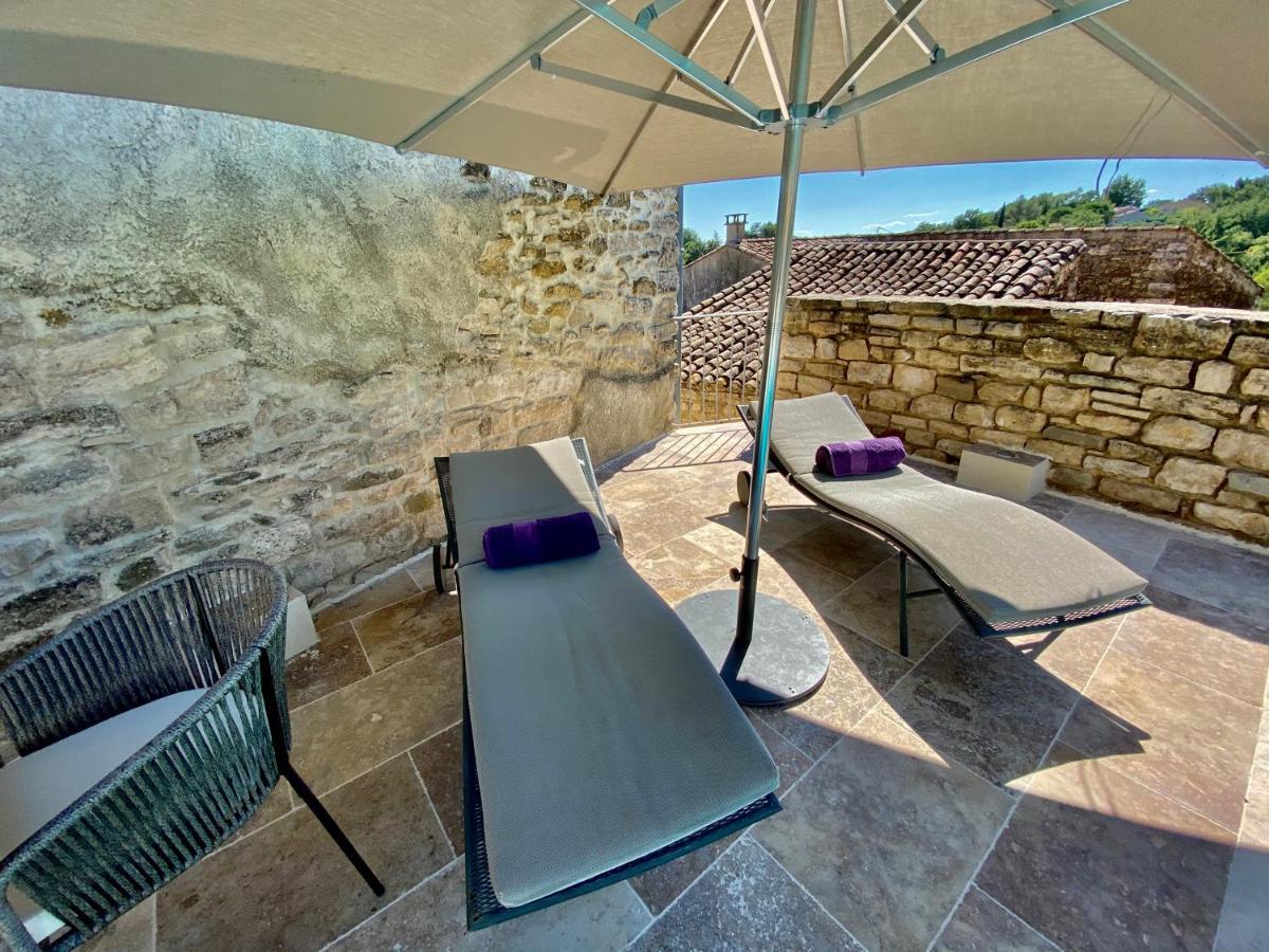 La Maison Des Vendangeurs - Table D'Hotes Le Soir Du Jeudi Au Dimanche- Jacuzzi - Balneo Spa - Acces Piscine Pour Toutes Les Chambres Sauf Studio Coquet- Piscine De Mai A Mi-Octobre Martignargues Eksteriør bilde